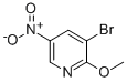 3-Bromo-2-methoxy-5-nitropyridine Structure,15862-50-7Structure