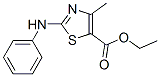 4-Methyl-2-phenylamino-thiazole-5-carboxylic acid ethyl ester Structure,15865-96-0Structure