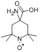 2,2,6,6-Tetramethylpiperidine-1-oxyl-4-amino-4-carboxylic acid Structure,15871-57-5Structure