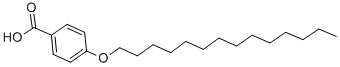 4-N-tetradecyloxybenzoic acid Structure,15872-46-5Structure