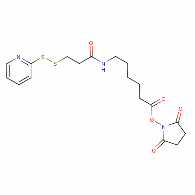 Succinimidyl 6-[3-(2-pyridyldithio)propionamido]hexanoate Structure,158913-22-5Structure