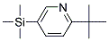 Pyridine, 2-(1,1-dimethylethyl)-5-(trimethylsilyl)-(9ci) Structure,158954-46-2Structure