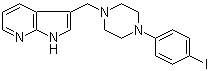 3-[[4-(4-Iodophenyl)-1-piperazinyl]methyl]-1h-pyrrolo[2,3-b]pyridine Structure,158985-08-1Structure