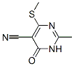 5-Cyano-2-methyl-6-(methylthio)pyrimidin-4(3H)-one Structure,15908-63-1Structure