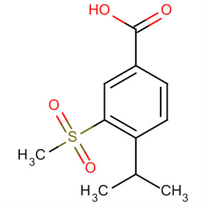 4-Isopropyl-3-(methylsulfonyl)benzoic acid Structure,159139-35-2Structure