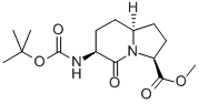 Methyl (3s,6s,8as)-6-[(tert-butoxycarbonyl)amino]-5-oxooctahydroindolizine-3-carboxylate Structure,159303-54-5Structure