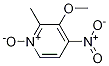 Pyridine, 3-methoxy-2-methyl-4-nitro-, 1-oxide Structure,15931-25-6Structure