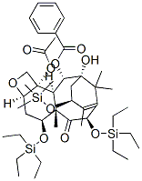 4-Acetoxy-1-hydroxy-9-oxo-7,10-bis[(triethylsilyl)oxy]-13-[(trimethylsilyl)oxy]-5,20-epoxytax-11-en-2-yl benzoate Structure,159383-93-4Structure