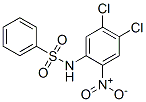 Benzenesulfonamide,n-(4,5-dichloro-2-nitrophenyl)- Structure,1596-36-7Structure