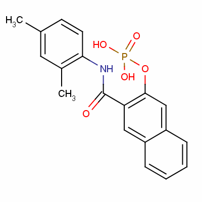 Naphthol as-mx phosphoric acid Structure,1596-56-1Structure