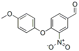 4-(4-Methoxy-phenoxy)-3-nitro-benzaldehyde Structure,15962-63-7Structure