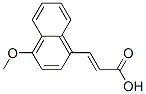 3-(4-Methoxy-1-naphthyl)acrylic acid Structure,15971-30-9Structure