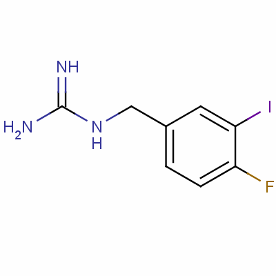 N-(4-fluoro-3-iodobenzyl)guanidine Structure,159719-55-8Structure