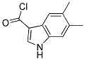 1H-indole-3-carbonyl chloride, 5,6-dimethyl-(9ci) Structure,159730-25-3Structure