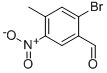 2-Bromo-4-methyl-5-nitrobenzaldehyde Structure,159730-72-0Structure