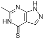 1,5-Dihydro-6-methyl-4H-pyrazolo[3,4-d]pyrimidine-4-thione Structure,15986-11-5Structure