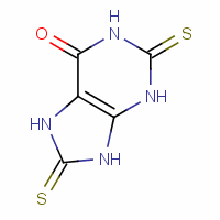 2,8-Dimercapto-6-hydroxypurine Structure,15986-32-0Structure