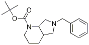 Octahydro-6-(phenylmethyl)-1h-pyrrolo[3,4-b]pyridine-1-carboxylic acid 1,1-dimethylethyl ester Structure,159877-35-7Structure