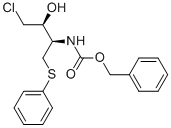 (2S,3r)-3-carbobenzyloxyamino-1-chloro-4-phenylthio-butan-2-ol Structure,159878-02-1Structure