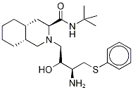 (3S,4as,8as)-2-[(2r,3r)-3-amino-2-hydroxy-4-(phenylthio)butyl]-n-(1,1-dimethylethyl)decahydro-3-isoquinolinecarboxamide Structure,159878-05-4Structure