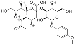 4-Methoxyphenyl 3-O-(N-Acetyl-alpha-neuraminosyl)-beta-D-galactopyranoside Structure,159922-54-0Structure