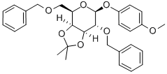 4-Methoxyphenyl 2,6-Di-O-benzyl-3,4-O-isopropylidene-β-D-galactopyranoside Structure,159922-68-6Structure