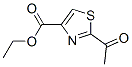 4-Thiazolecarboxylicacid,2-acetyl-,ethylester(9ci) Structure,160060-21-9Structure