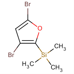 2,4-Dibromo-5-(trimethylsilyl)furan Structure,160084-09-3Structure