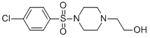 2-{4-[(4-Chlorophenyl)sulfonyl]piperazino}-1-ethanol Structure,16017-65-5Structure