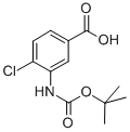 Boc-3-amino-4-chlorobenzoic acid Structure,160450-12-4Structure