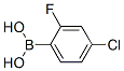 Boronic acid, B-(4-chloro-2-fluorophenyl)- Structure,160591-91-3Structure