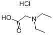 Diethylglycine hydrochloride ;2-(diethylamino)acetic acid hydrochloride Structure,1606-01-5Structure