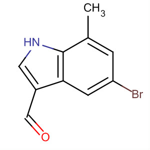 5-Bromo-7-methyl-1h-indole-3-carbaldehyde Structure,16076-86-1Structure