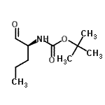 Carbamic acid, [(1s)-1-formylbutyl]-, 1,1-dimethylethyl ester (9ci) Structure,160801-74-1Structure