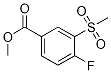 Methyl 4-fluoro-3-(methylsulfonyl)benzoate Structure,160819-39-6Structure