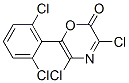 2H-1,4-oxazin-2-one, 3,5-dichloro-6-(2,6-dichlorophenyl)- Structure,160921-62-0Structure