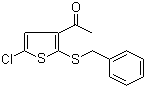 1-(2-(Benzylthio)-5-chlorothiophen-3-yl)ethanone Structure,160982-09-2Structure