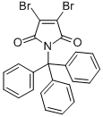 N-trityl-2,3-dibromomaleimide Structure,160989-35-5Structure