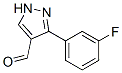 3-(3-Fluorophenyl)-1H-pyrazole-4-carboxaldehyde Structure,161398-15-8Structure