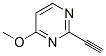 Pyrimidine, 2-ethynyl-4-methoxy- (9ci) Structure,161489-04-9Structure