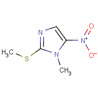 1-Methyl-2-(methylthio)-5-nitro-1h-imidazole Structure,1615-41-4Structure