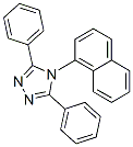 4H-1,2,4-Triazole, 4-(1-naphthalenyl)-3,5-diphenyl- Structure,16152-10-6Structure