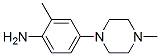 2-Methyl-4-(4-methylpiperazin-1-yl)aniline Structure,16154-71-5Structure