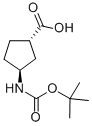 (1S,3S)-N-BOC-Aminocyclopentane-3-carboxylic acid Structure,161601-29-2Structure