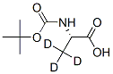 L-alanine-3,3,3-d3-n-t-boc Structure,161602-47-7Structure