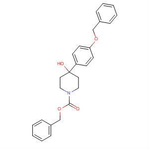 1-Benzyloxycarbonyl-4-hydroxy-4-(4-benzyloxyphenyl)piperidine Structure,161609-74-1Structure