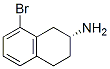 2-Naphthalenamine, 8-bromo-1,2,3,4-tetrahydro-, (R)- Structure,161661-17-2Structure