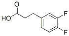 3,4-Difluorohydrocinnamic acid Structure,161712-75-0Structure