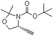 (R)-2,2-dimethyl-3-(n-boc)-4-ethynyl-oxazolidine Structure,162107-48-4Structure