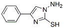 1-Amino-4-phenyl-1h-imidazole-2-thiol Structure,16218-88-5Structure